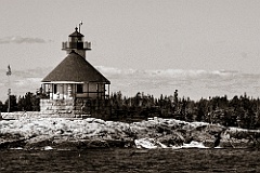 Unique Older Construction of Cuckolds Light -Gritty Sepia Tone